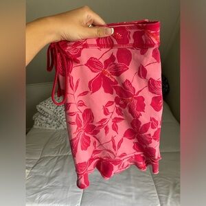 Express Floral Mini Skirt —  Vintage